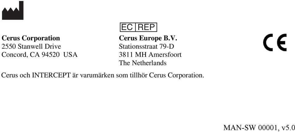 CA 94520 USA 3811 MH Amersfoort The Netherlands
