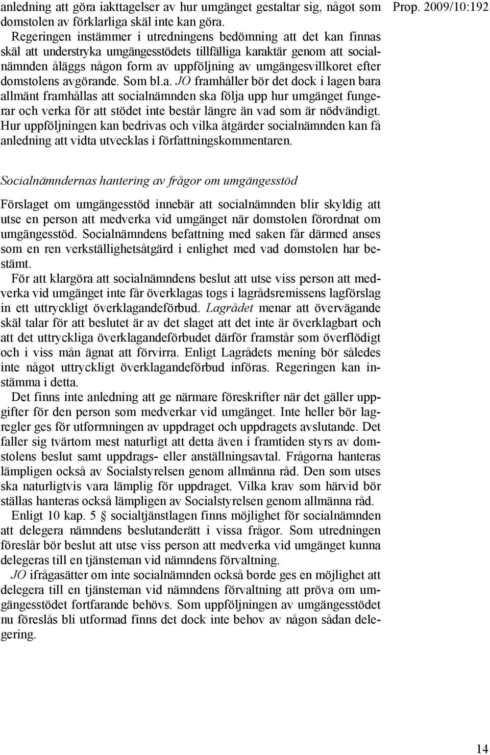 umgängesvillkoret efter domstolens av