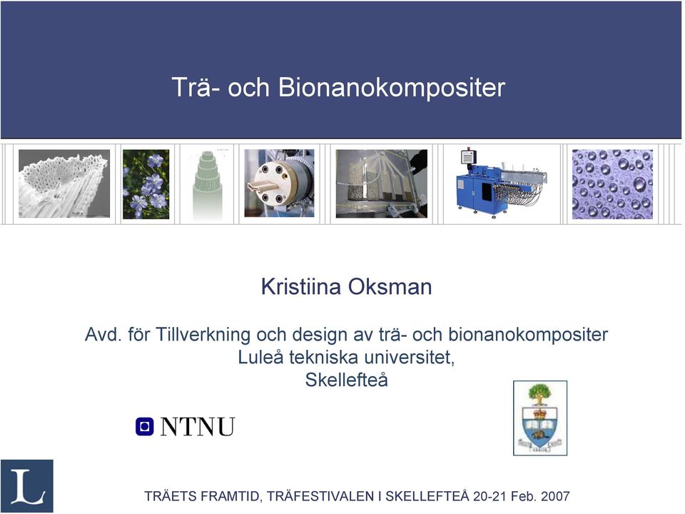 bionanokompositer Luleå tekniska universitet,