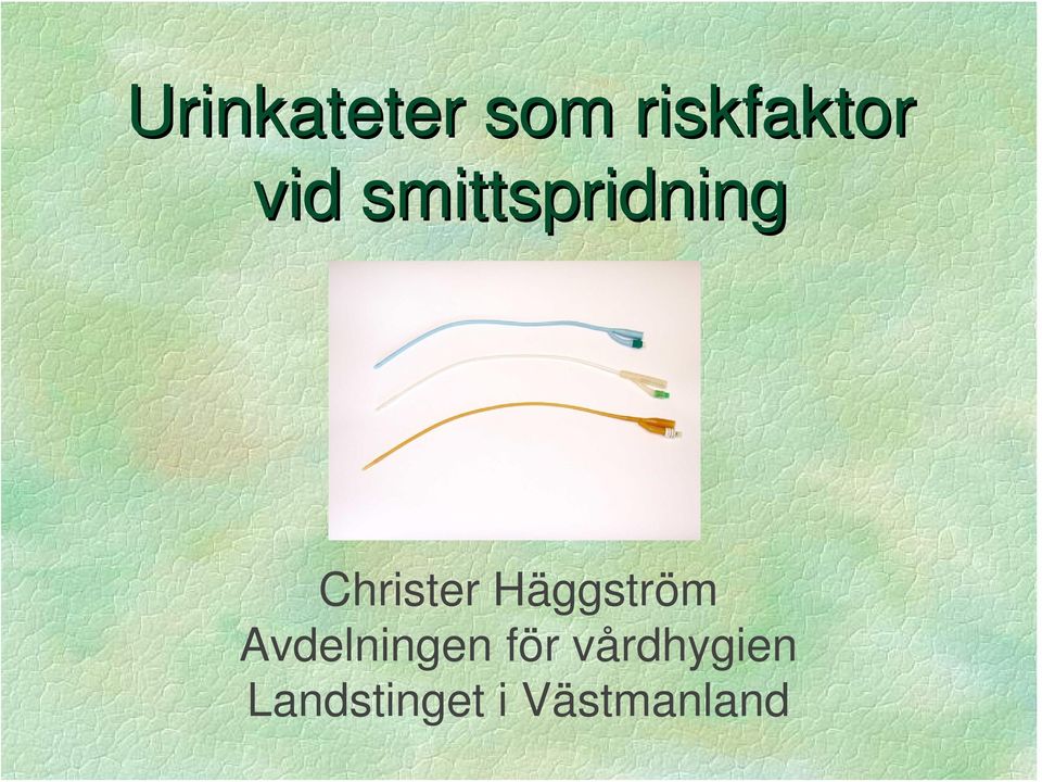 Häggström Avdelningen för