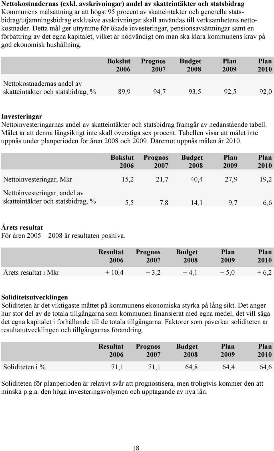 användas till verksamhetens nettokostnader.