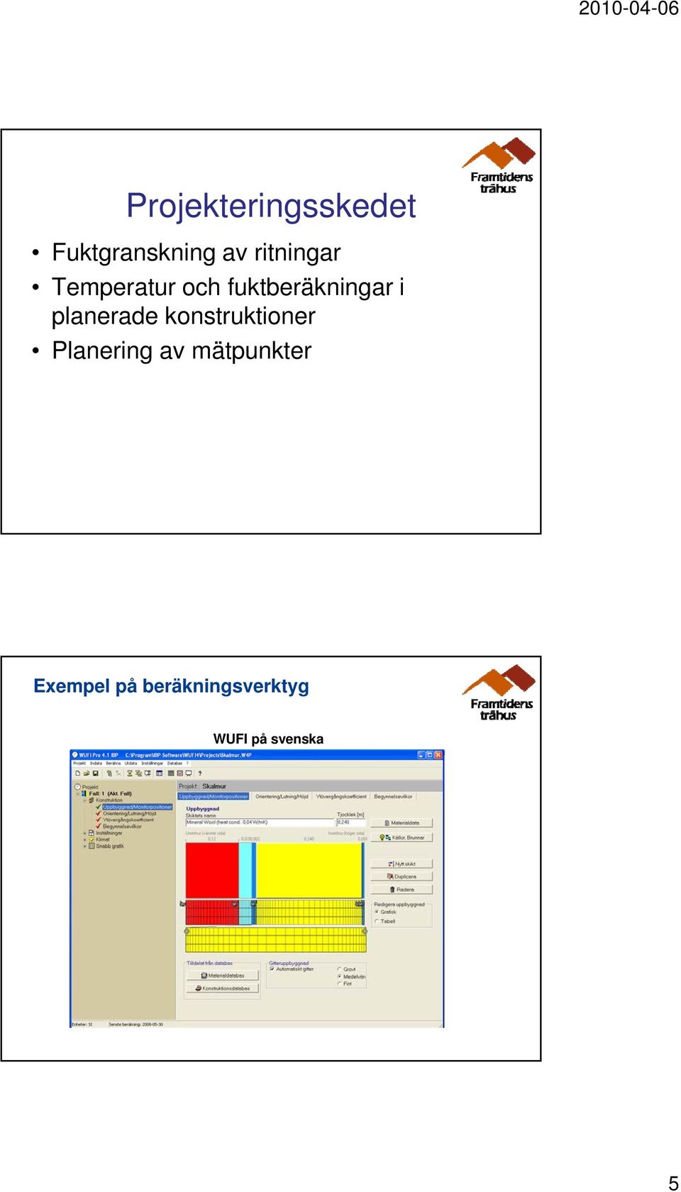 planerade konstruktioner Planering av