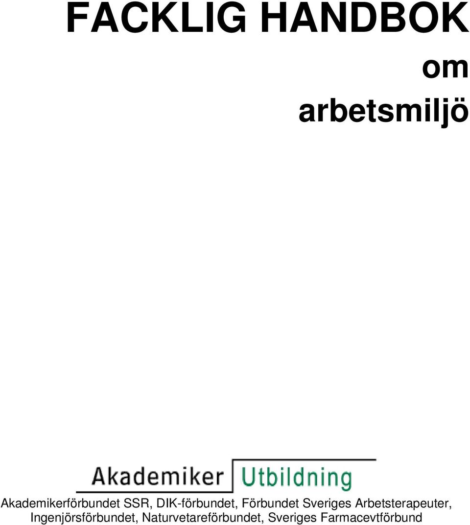 Förbundet Sveriges Arbetsterapeuter,