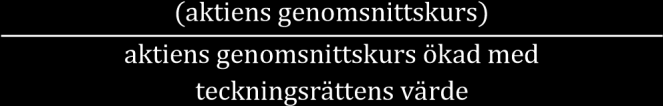 Den enligt ovan omräknade Konverteringskursen fastställs av Bolaget två Bankdagar efter teckningstidens utgång och skall tillämpas vid Konvertering som verkställs därefter.