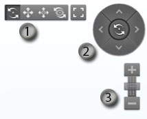 4 Fallstudie 4.1 Funktioner Tekla BIMsight Det finns olika sätt för navigering i TBS. Alla navigeringsfunktionerna bygger på användning av en mus med rullhjul.