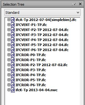 Sammanfoga modeller Lägg till modeller i Navisworks genom att trycka på Append.