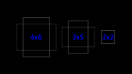 1.5.3 QuickFit funktion QuickFit funktionen mönster: (1) Rutnät (2) Fotostorlek. 1.