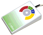 Touchmus - för minsta möjliga rörelse 4 knapps datormus Orbitrack Ansluts till datorns US port, enligt Plug & Pla Artnr 6463 Pris: 2745:- inkl moms (2196:- exkl moms) Orbitrack är en ergonomiskt
