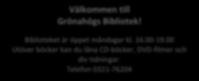 Årets Grönahögsfest som var planerad till den 19/11 kommer flyttas fram till mars månad istället.