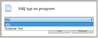 2. Klicka på knappen 3. Välj Text från listan över program. 4. Ange ett namn för din text och öppna fliken Programspecifika inställningar. 5.