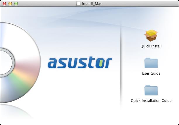 körning. 2. Installtionsguiden installerar ASUSTOR Control Center på datorn.