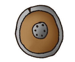 Sköld (15 silver) En sköld ger din spelfigur en extra rustningspoäng. Sköld, magisk Spjut (10 silver) En magisk sköld ger din spelfigur två extra rustningspoäng.
