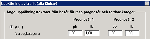 Tillämpning Känslighetsanalyserna ska genomföras på de sätt som beskrivs nedan. Känslighetsanalyser med verktyget EVA Känslighetsanalyserna ska presenteras i Samlad effektbedömning Tabell 2.4.