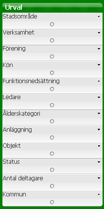 22 (26) oavsett i vilken flik dessa har gjorts. Lägg märke att det finns ytterligare urval i andra flikar. 3.