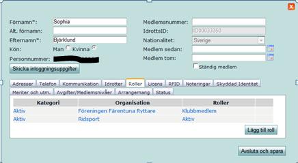 Roll för den som ska skicka in ansökan Rollen ordförande, kassör eller LOK-stödsansvarig. Följ instruktionen på sidan 6.