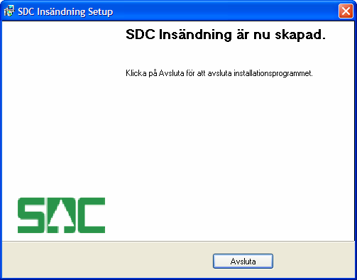 2.9 Bygger anslutning mot SDC Om det finns flera modem anslutna till datorn kommer denna bild fram där ni ska ange vilket modem som ska användas. Klicka på Next.