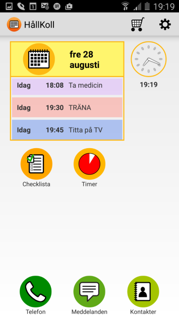 5 3.4 HållKoll Utomlands HållKoll använder datatrafik, dvs kopplar upp sig mot internet för att fungera. Datatrafiktaxan är olika i olika länder.