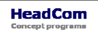 Fakta och kontaktinformation HeadCom Education Concept System och utbildningsprogram har utvecklats av HeadCom Solutions Scandinavia Företaget äger rättigheterna och upphovsrätten till all