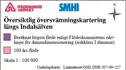 Sedimenten underlagras av siltmorän, lermorän och grusmorän. Områdena vid sidorna av älven utgörs av fast moränmark.