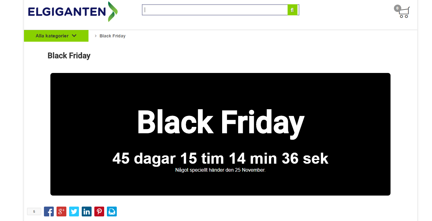 Black Friday i Sverige Black Friday innebär en rejäl