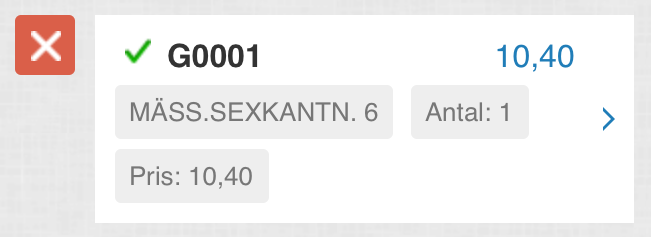 Sidan kommer nu att ladda sökträffarna. Detta kan ta en liten stund beroende på hur många träffar det rör sig om.