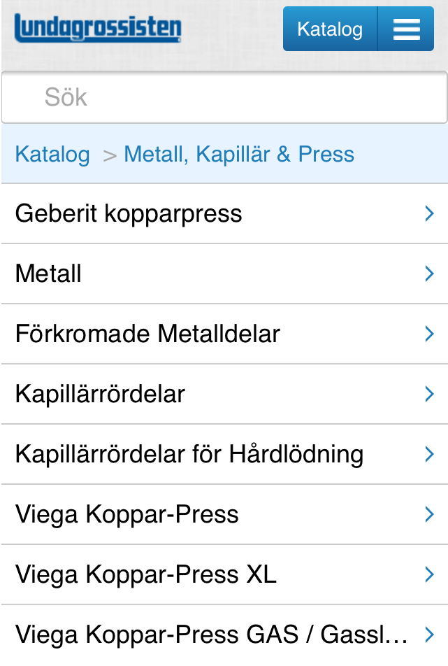 3) Lägg till från katalogen. Oavsett om du har en beställning öppen eller inte så kan du gå till katalogen och lägga till artiklar därifrån.