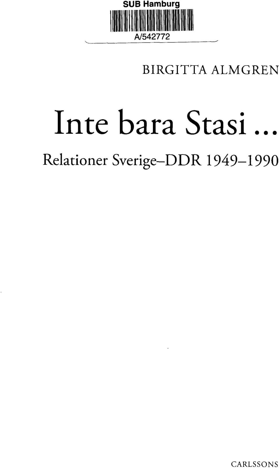bara Stasi.