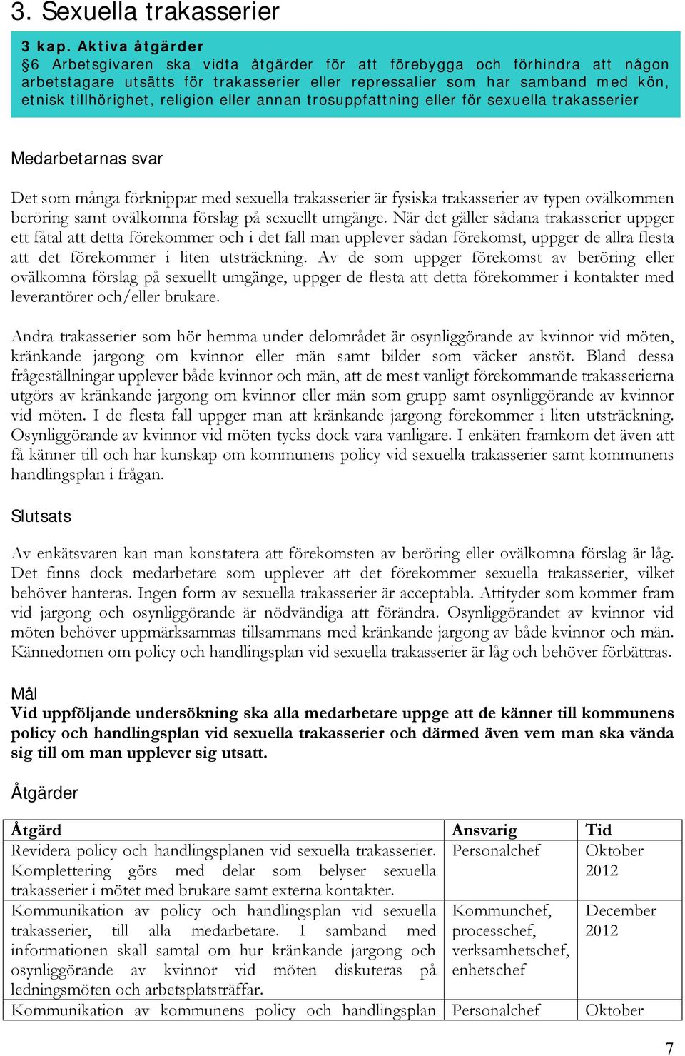 ovälkomna förslag på sexuellt umgänge.