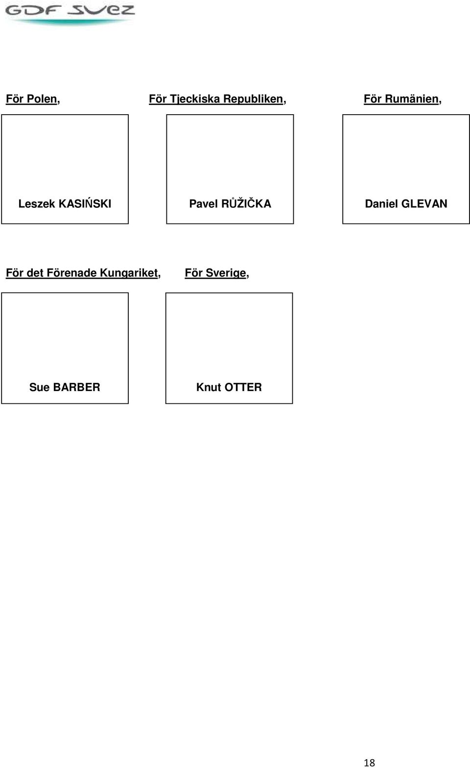 Daniel GLEVAN För det Förenade