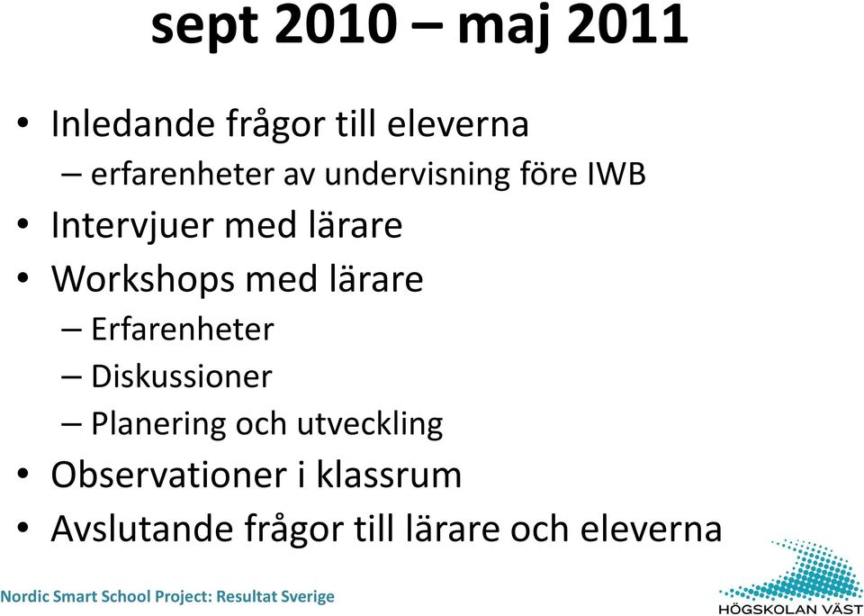 lärare Erfarenheter Diskussioner Planering och utveckling