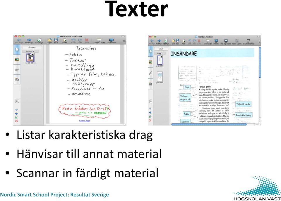 Hänvisar till annat