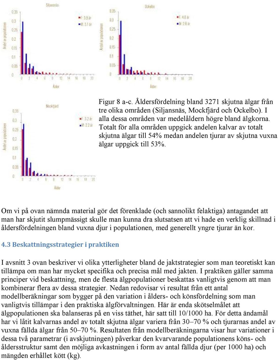 Om vi på ovan nämnda material gör det förenklade (och sannolikt felaktiga) antagandet att man har skjutit slumpmässigt skulle man kunna dra slutsatsen att vi hade en verklig skillnad i