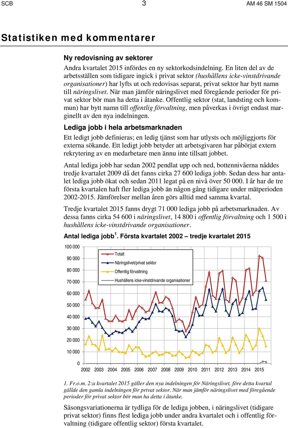När man jämför näringslivet med föregående perioder för privat sektor bör man ha detta i åtanke.