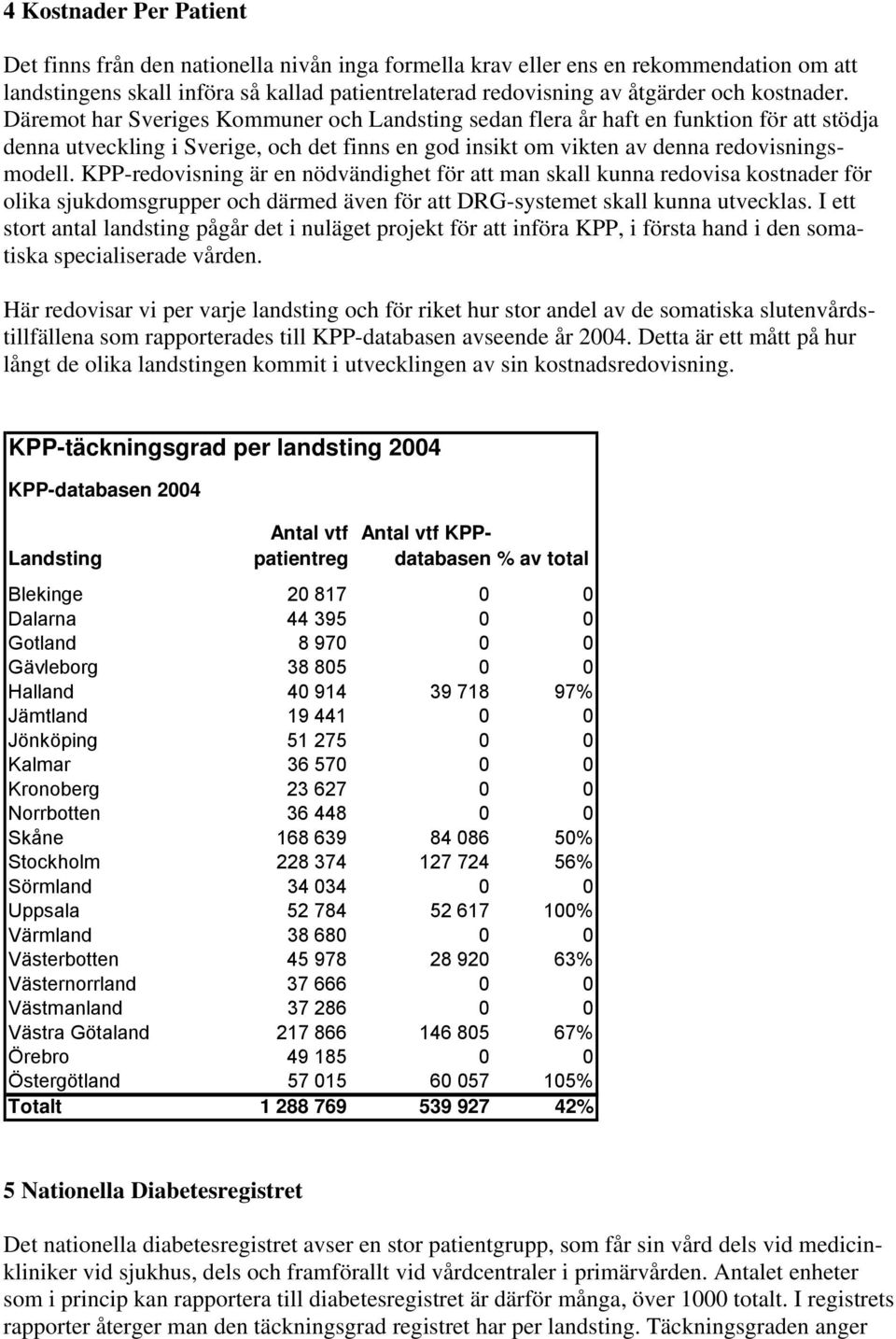 KPP-redovisning är en nödvändighet för att man skall kunna redovisa kostnader för olika sjukdomsgrupper och därmed även för att DRG-systemet skall kunna utvecklas.