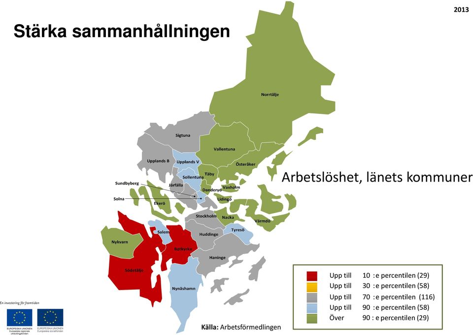 Upp till 30 :e percentilen (58) Upp till 70 :e percentilen