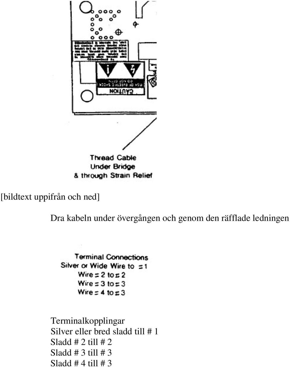 Terminalkopplingar Silver eller bred sladd till #