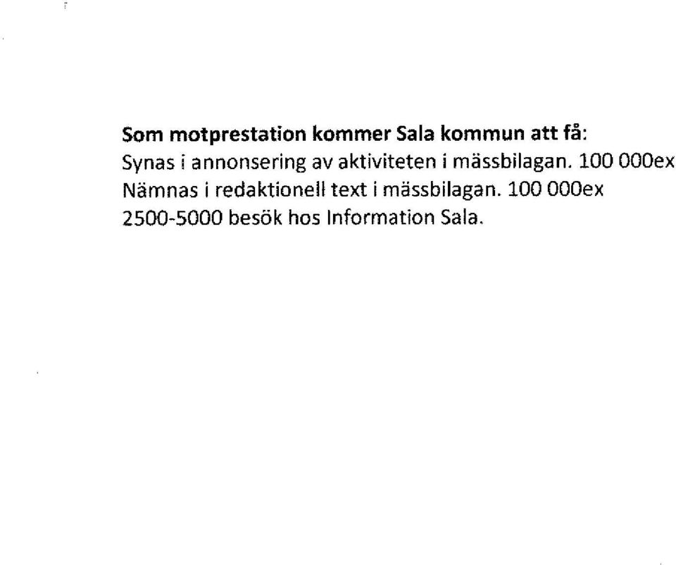 100000ex Nämnas i redaktionell text i