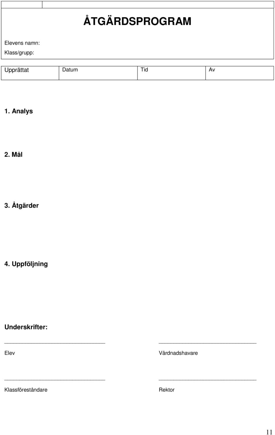 Åtgärder 4.