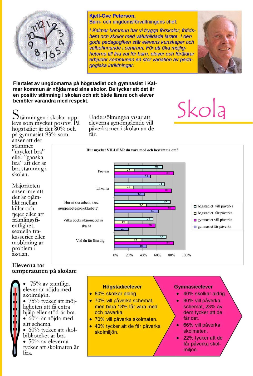 För att öka möjligheterna till fria val för barn, elever och föräldrar erbjuder kommunen en stor variation av pedagogiska inriktningar.