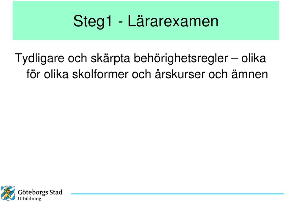 behörighetsregler olika för