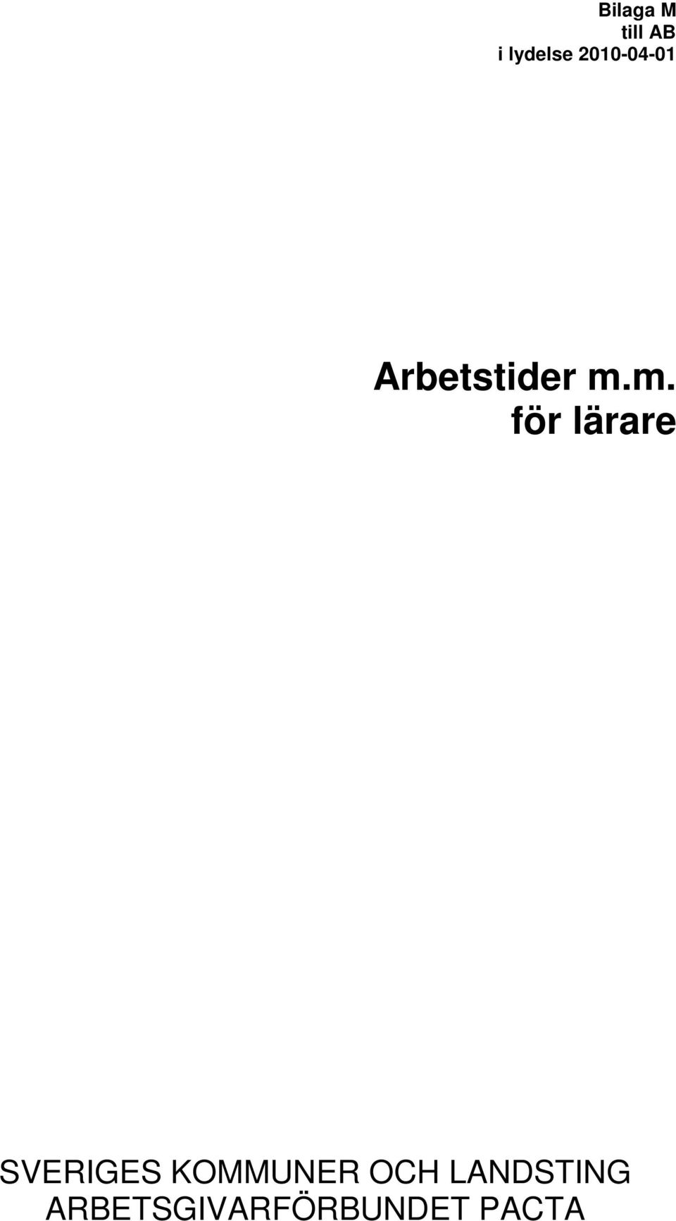m. för lärare SVERIGES