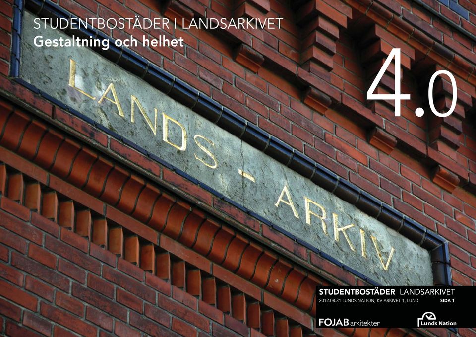 0 UDENTBOÄDER LANDSARKIVET 2012.