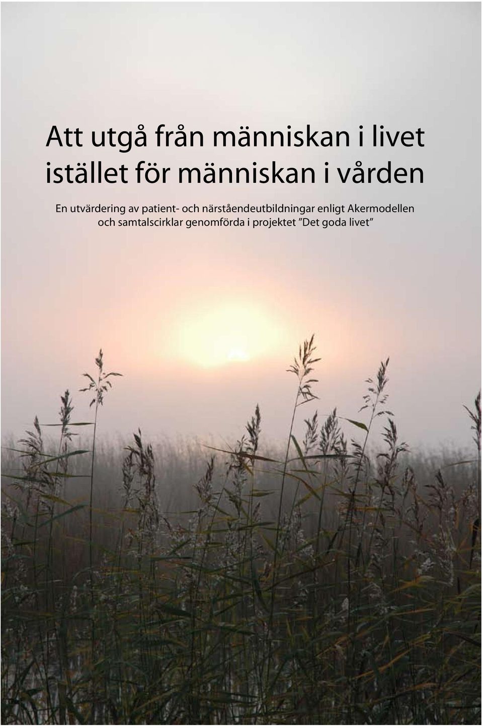 och närståendeutbildningar enligt Akermodellen