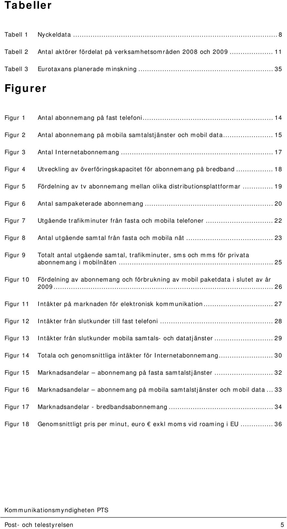 .. 17 Figur 4 Utveckling av överföringskapacitet för abonnemang på bredband... 18 Figur 5 Fördelning av tv abonnemang mellan olika distributionsplattformar... 19 Figur 6 Antal sampaketerade abonnemang.