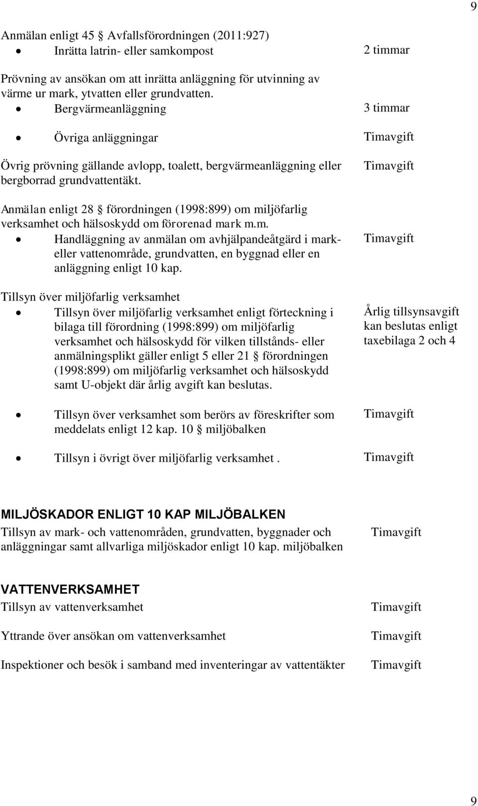 Anmälan enligt 28 förordningen (1998:899) om miljöfarlig verksamhet och hälsoskydd om förorenad mark m.m. Handläggning av anmälan om avhjälpandeåtgärd i markeller vattenområde, grundvatten, en byggnad eller en anläggning enligt 10 kap.