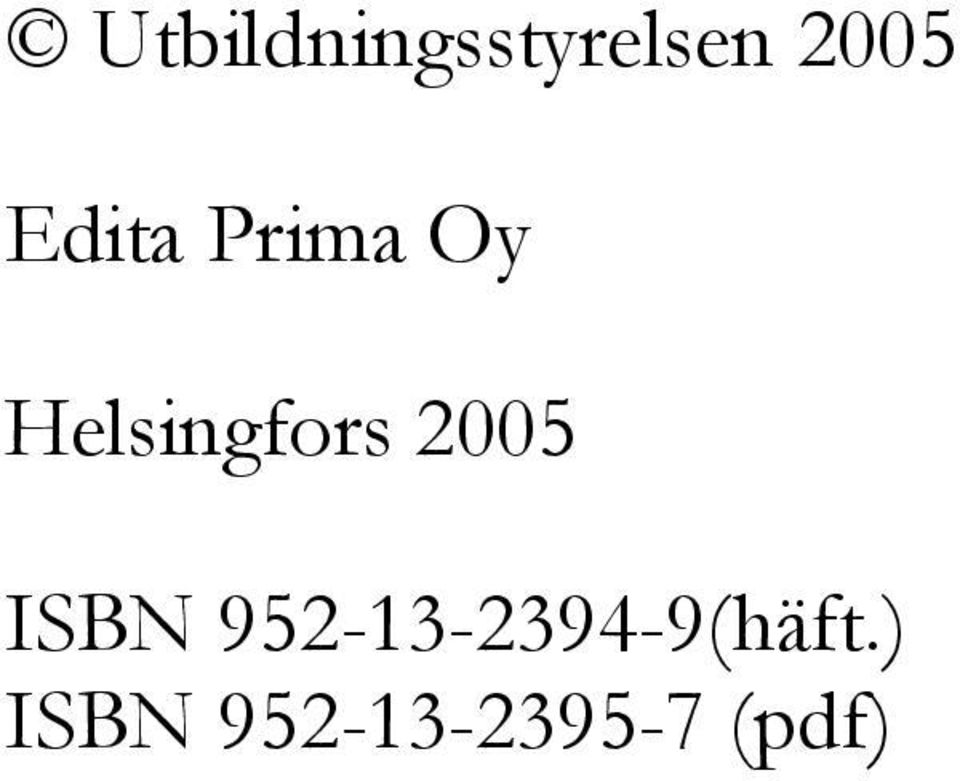 2005 ISBN