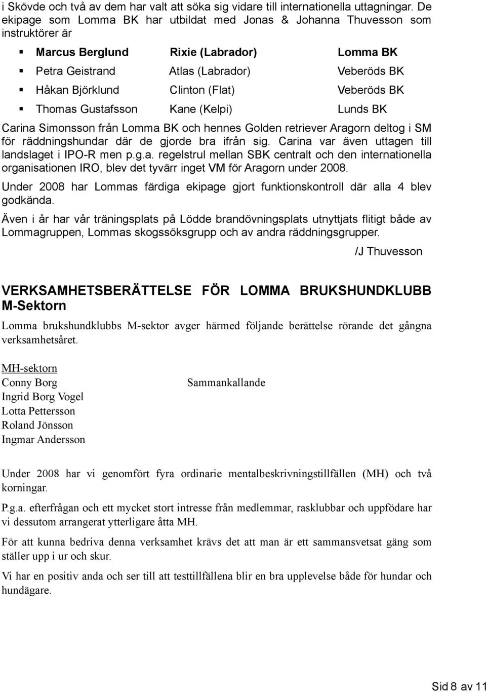 lomma brukshundklubb