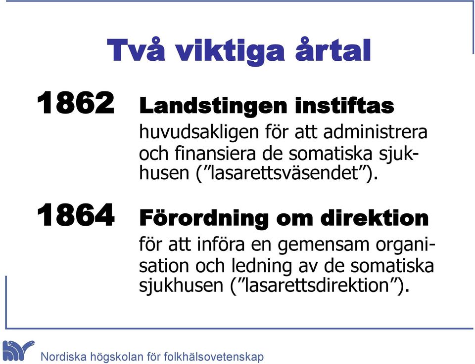 lasarettsväsendet ).