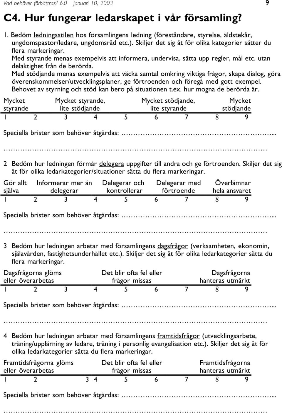 Med stödjande menas exempelvis att väcka samtal omkring viktiga frågor, skapa dialog, göra överenskommelser/utvecklingsplaner, ge förtroenden och föregå med gott exempel.