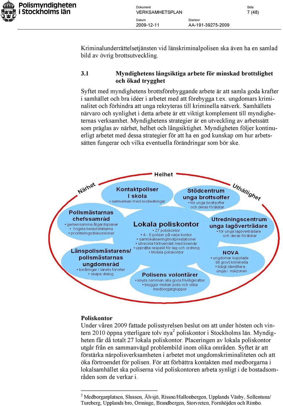 förebygga t.ex. ungdomars kriminalitet och förhindra att unga rekryteras till kriminella nätverk.